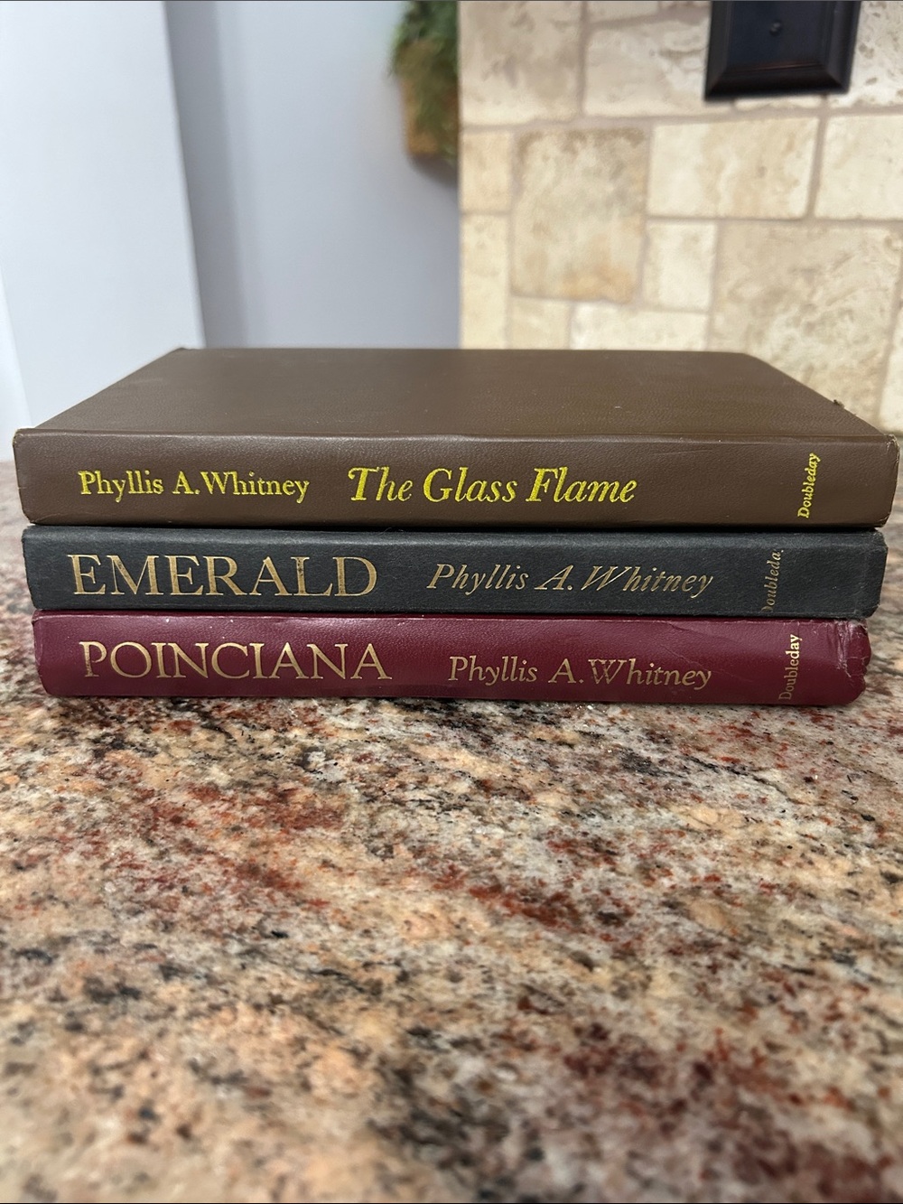 Hardcover Set by Phyllis A. Whitney - The Glass Flame, Emerald, Poinciana